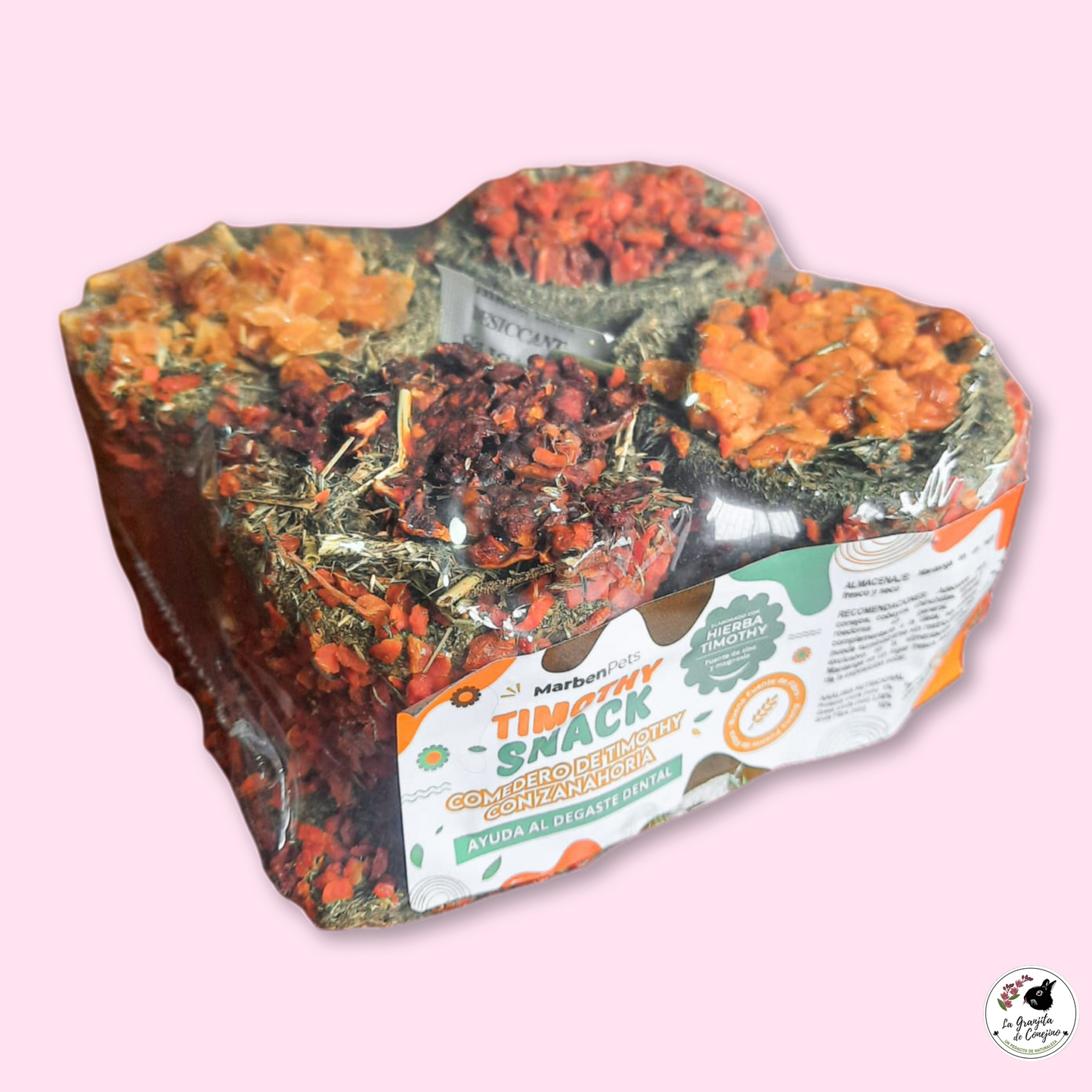 Comedero Timothy Zanahoria y Frutas Cuádruple