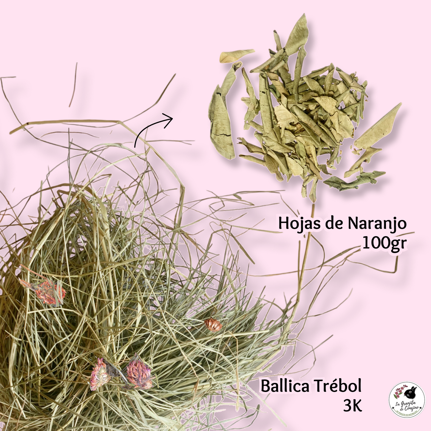 Ballica Trébol Naranjo 3K