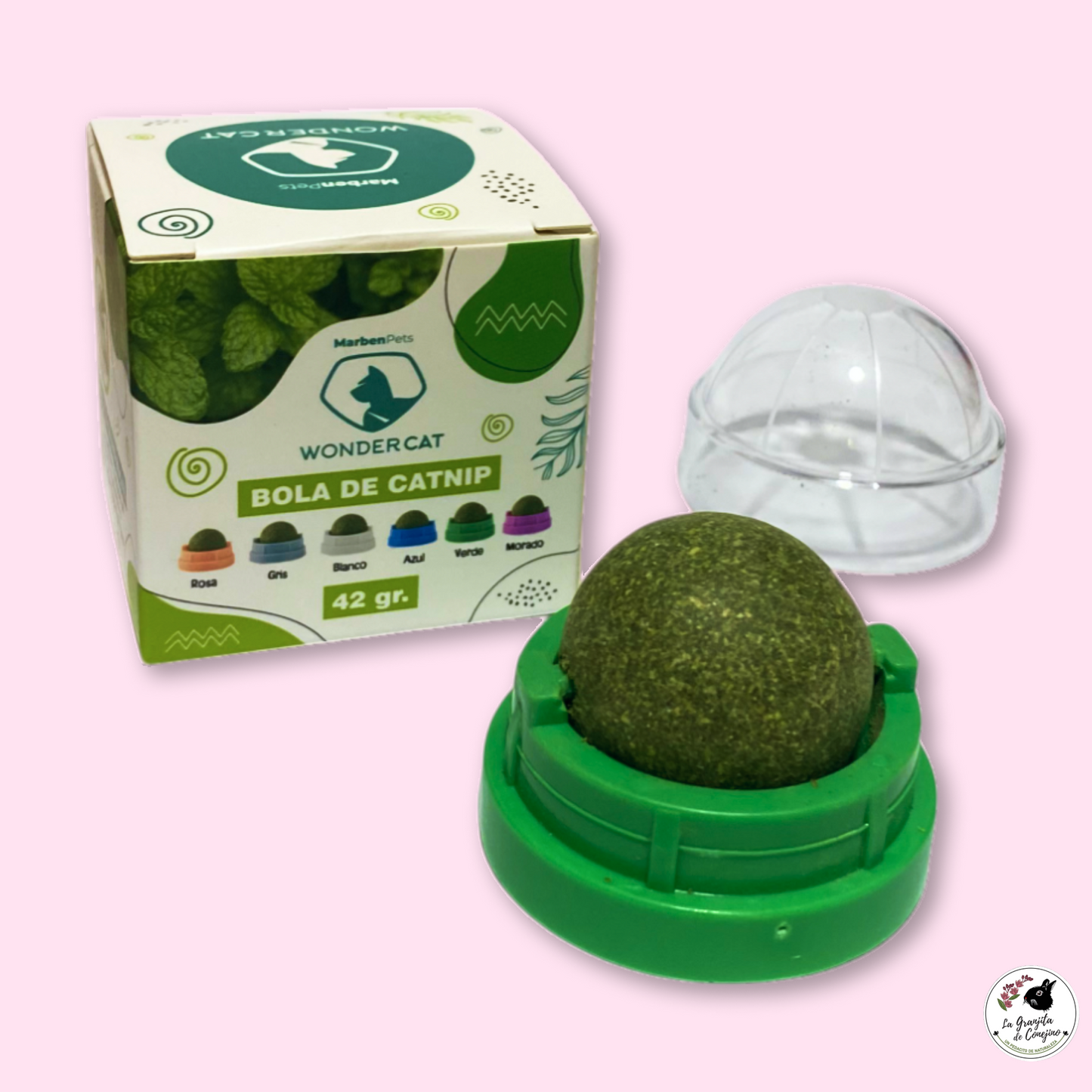Bola Giratoria de Catnip WonderCat