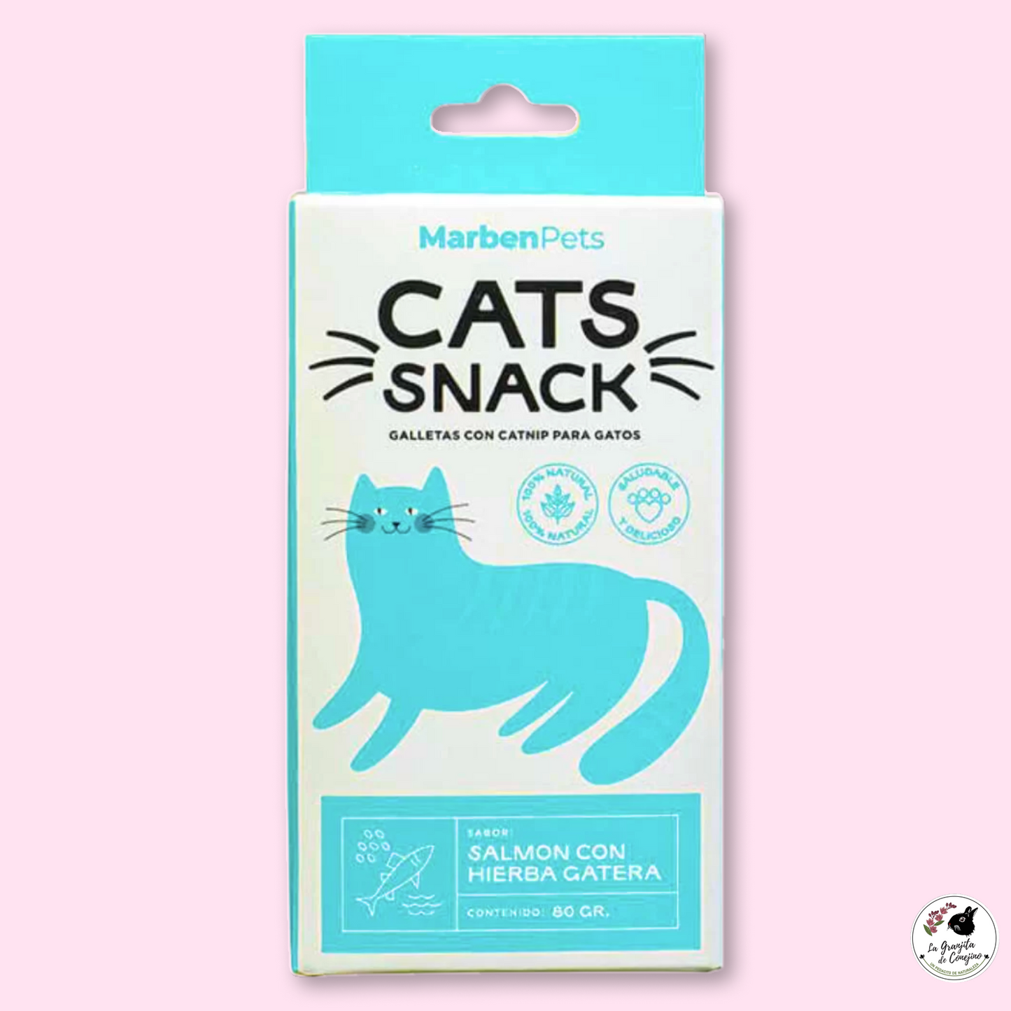 Cats Snack Salmón y Hierba Gatera
