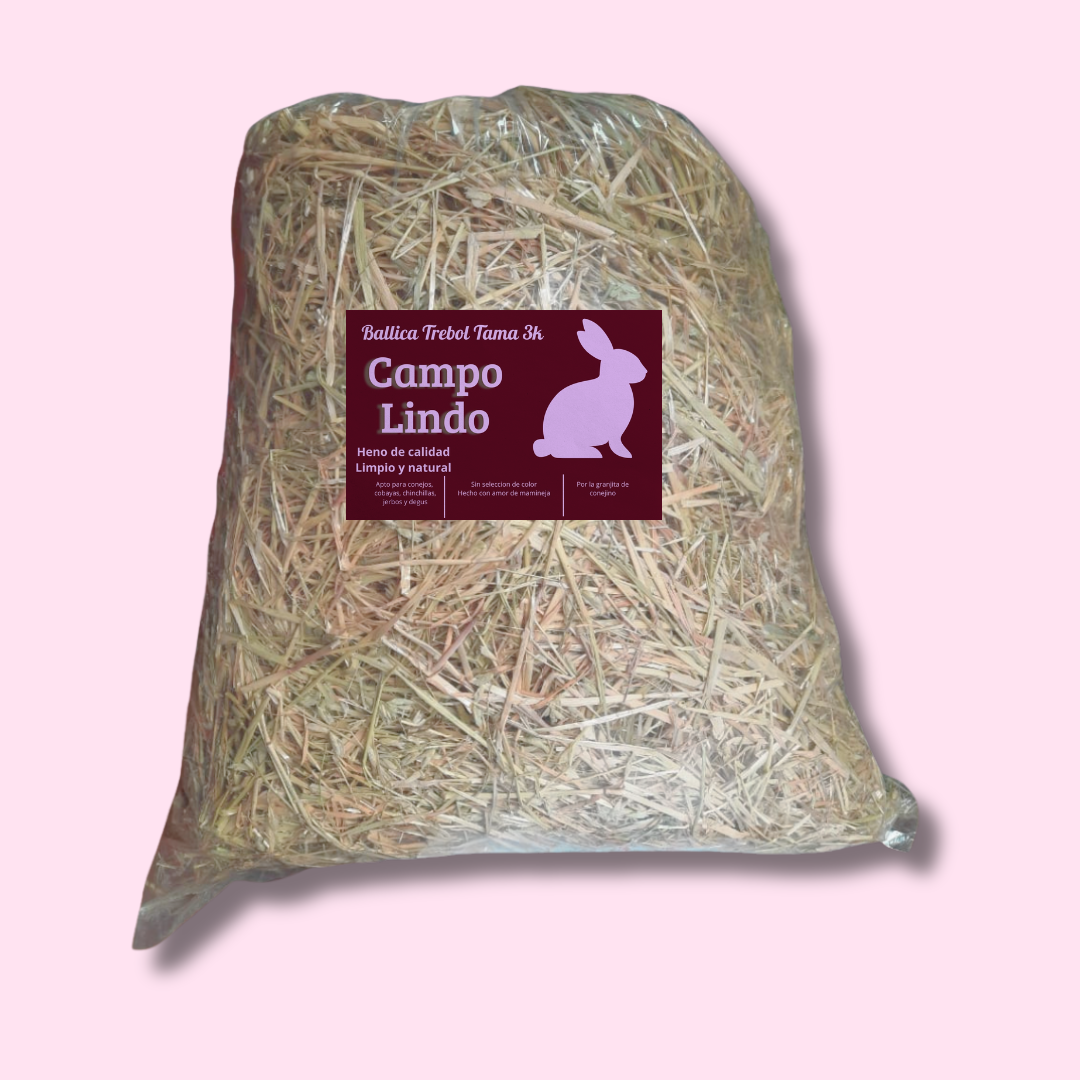 Ballica Tama Trébol Rojo Campo Lindo 3 kg