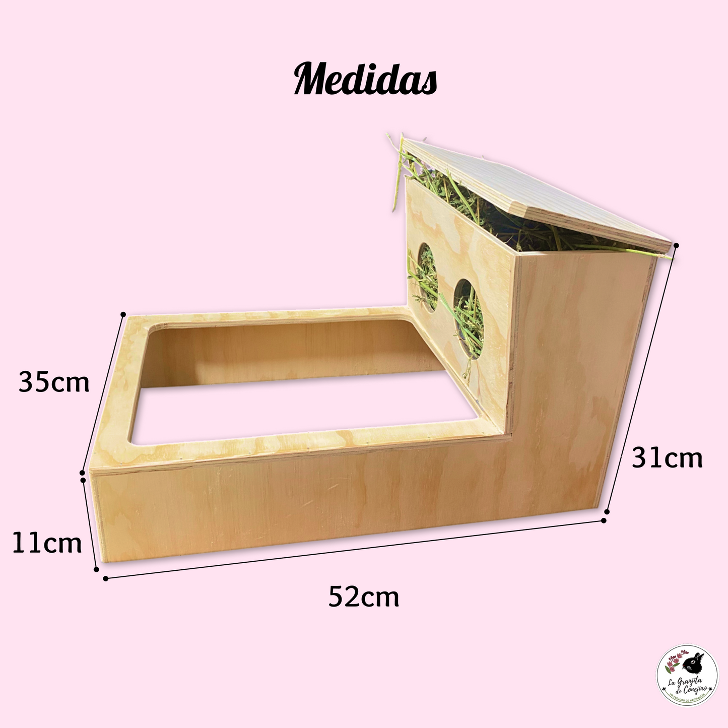 Henera con Letrina Orificios