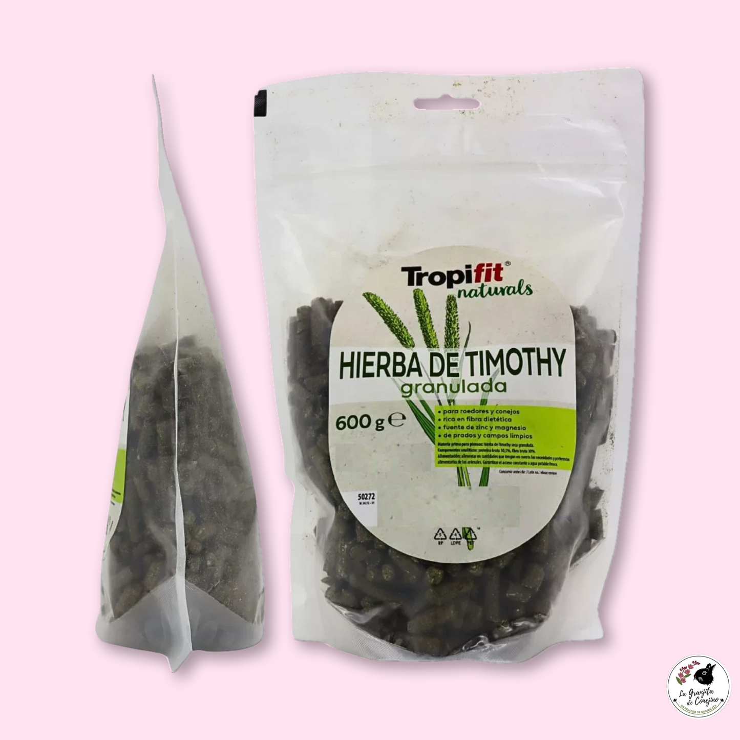 Hierba de Timothy Granulada 600gr