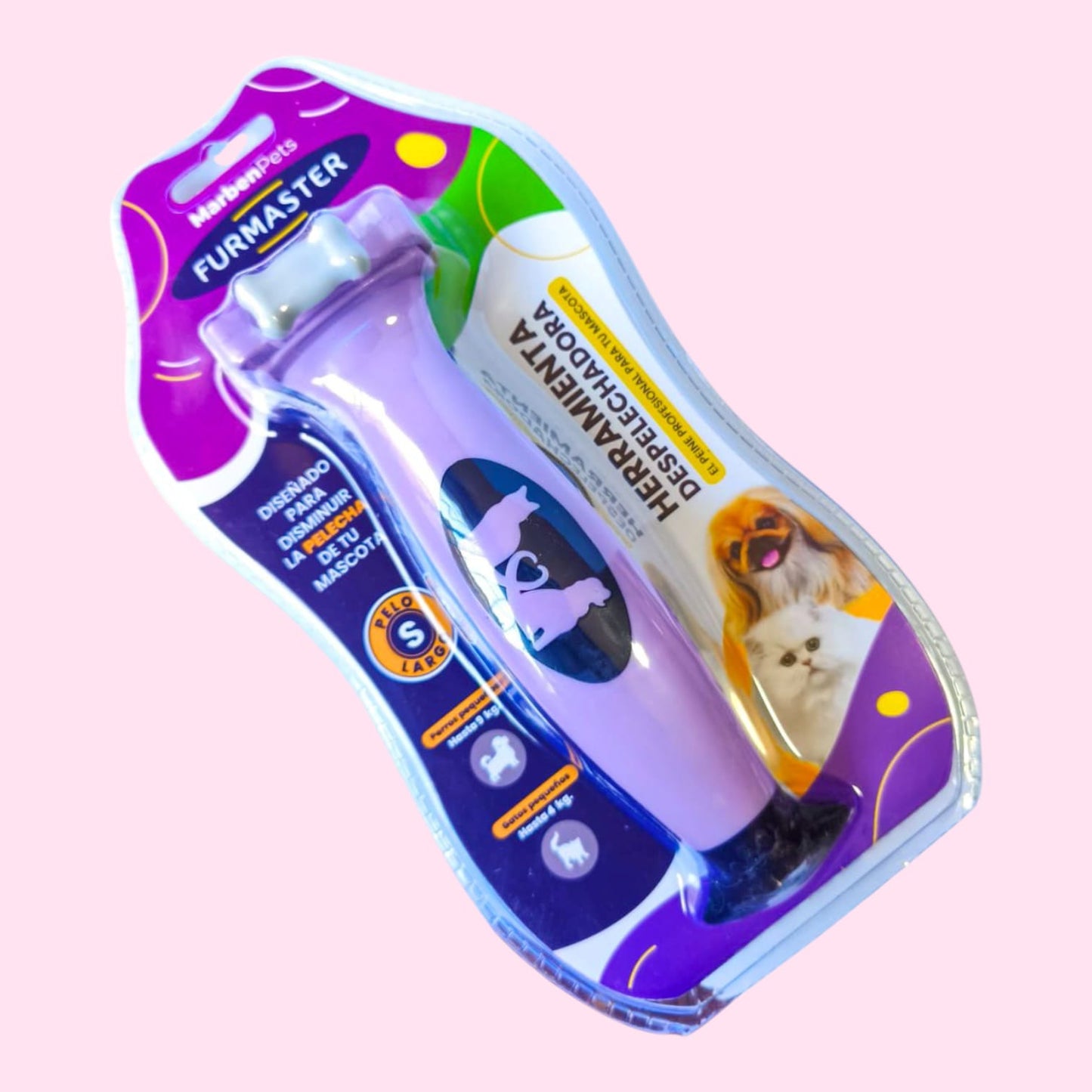 Cepillo furmaster S pelo largo