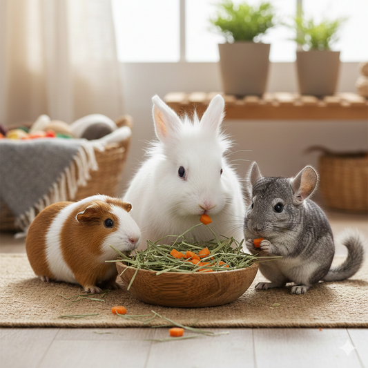 Guía de alimentación de roedores y conejos domésticos