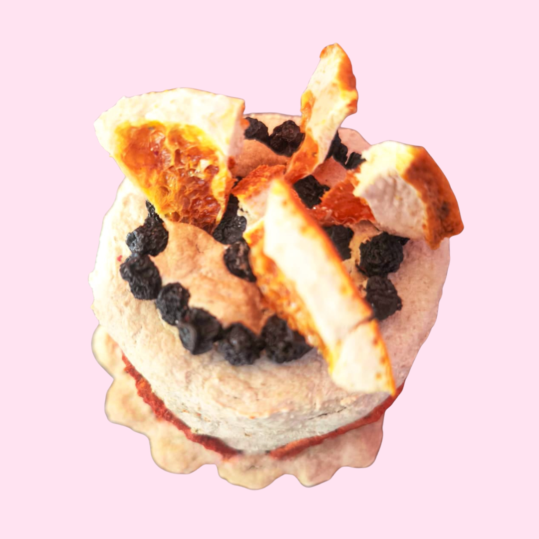 Torta arándano cítrica