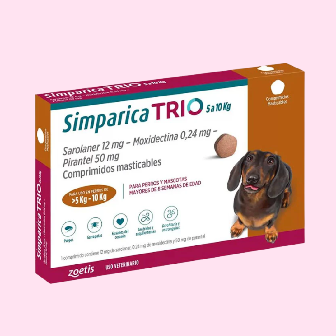 Simparica TRIO 5 a 10 kg