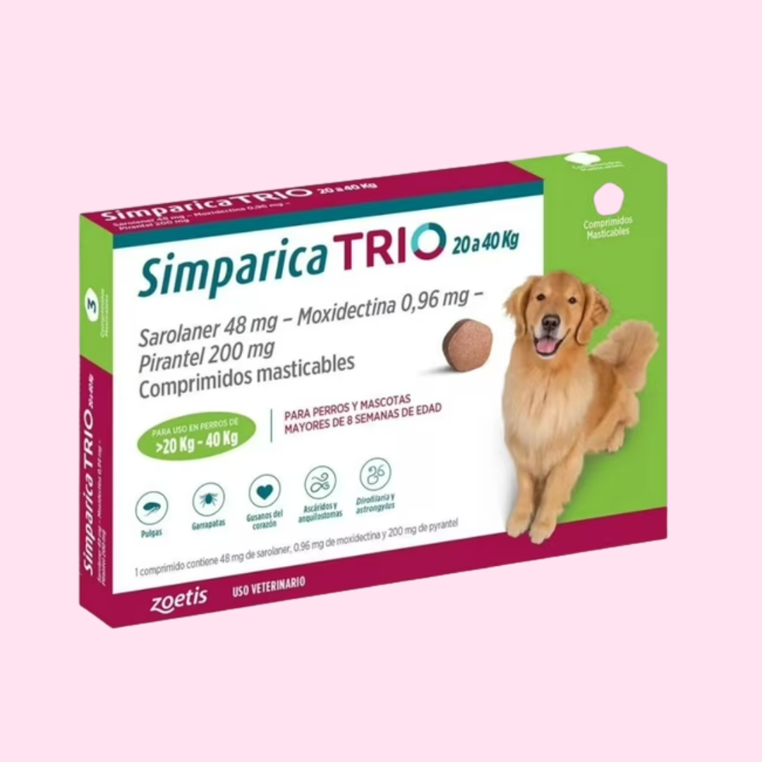 Simparica TRIO 20 a 40 kg