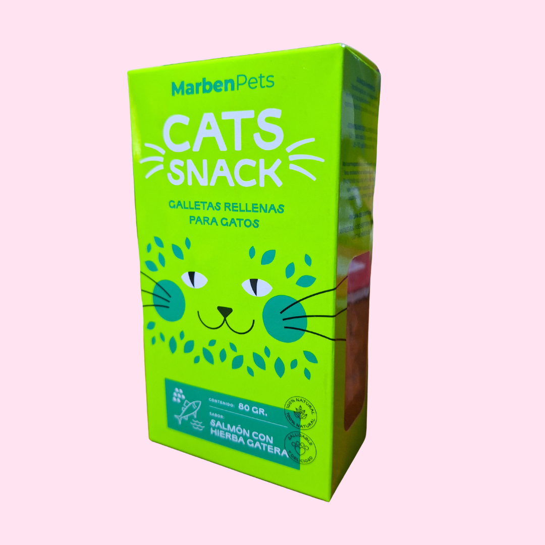 Cats Snack Salmón y Hierba Gatera