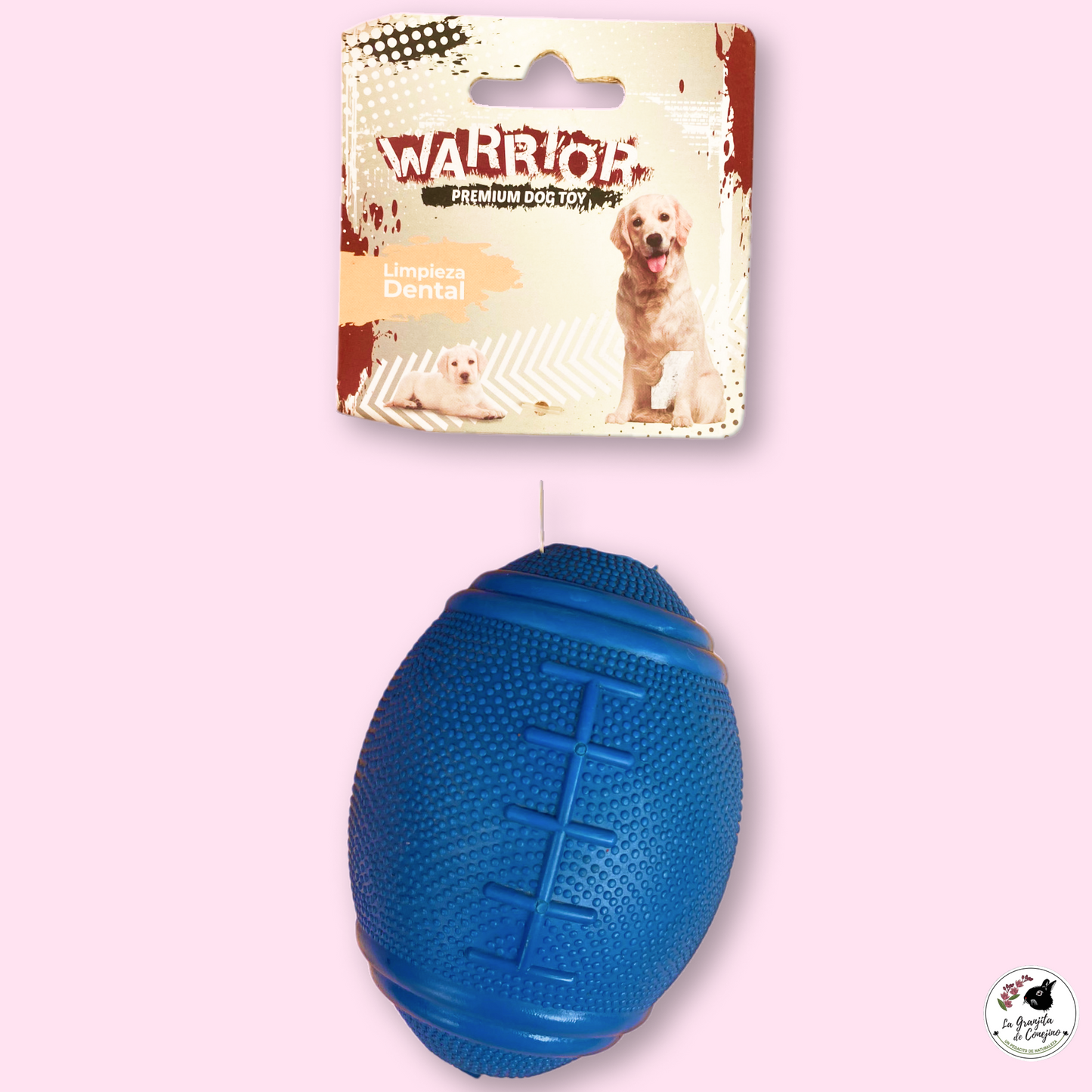Pelota Azul Warrior Limpieza Dental