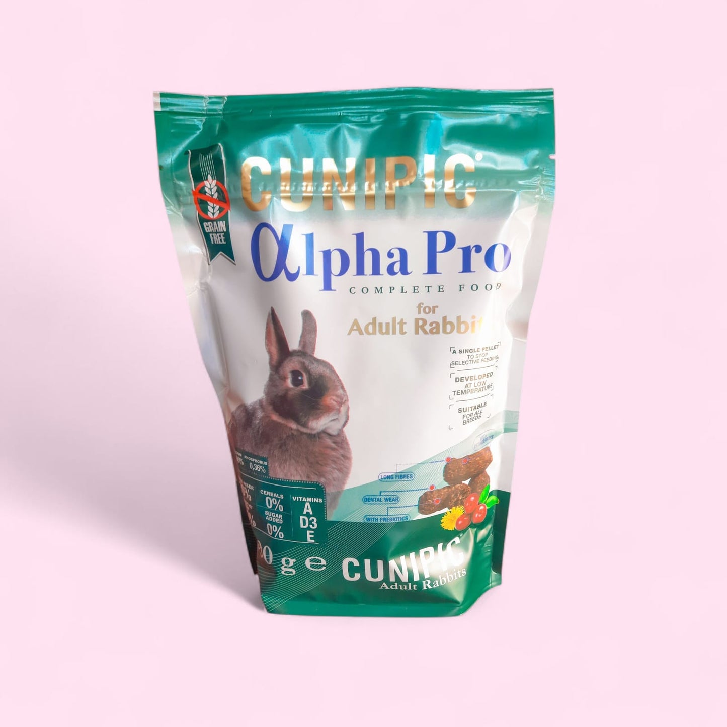 Cunipic alpha pro conejo adulto 500 gr.