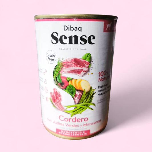 Alimento Húmedo Adulto Dibaq Sense Cordero Lata 380 gr