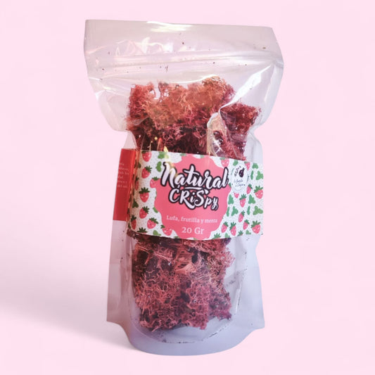 Natural crispy frutilla menta